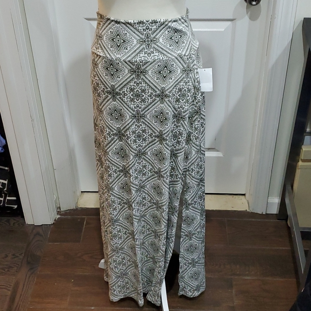 Maxi Skirt with slit from Charlotte Russe
